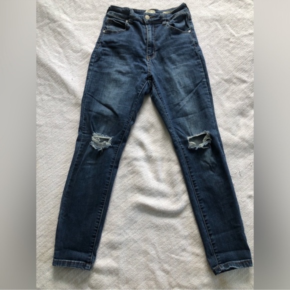 Cotton On Denim - Cotton On High Grazer Distressed Skinny Jeans